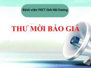Thông báo mời thầu gói Mua sắm thiết bị y tế phục vụ công tác chuyên môn cho Bệnh viện Y học đợt IV năm 2026