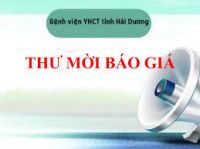 Thông báo Mời chào giá dịch vụ tư vấn lập E-HSMT và đánh giá E-HSDT