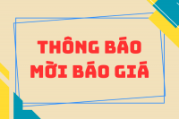 Mời gửi báo giá thiết bị y tế